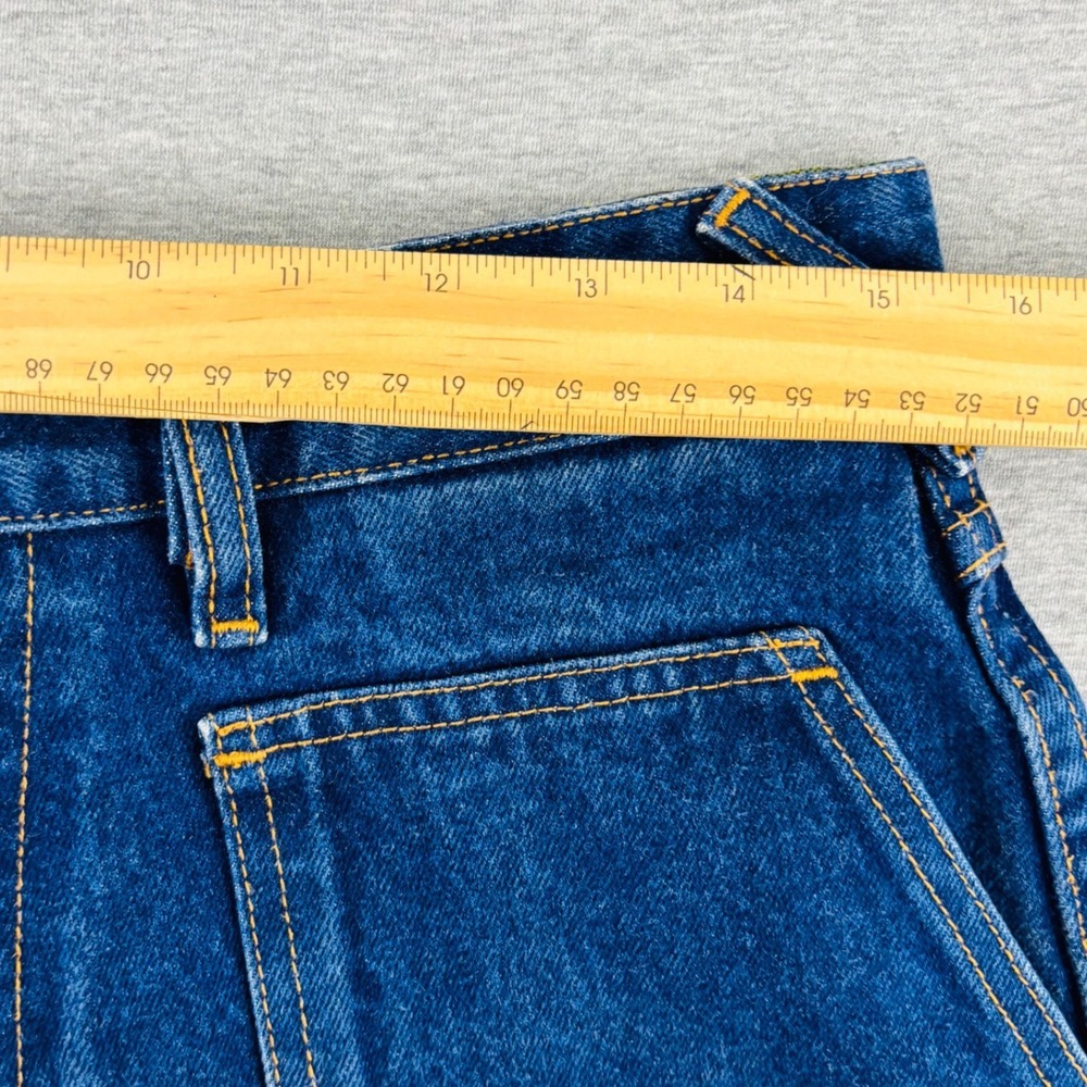 Vintage Y2K Platinum FUBU Fat Albert Denim Carpenter Shorts Mens 34 Hip Hop 90s - Picture 9 of 11